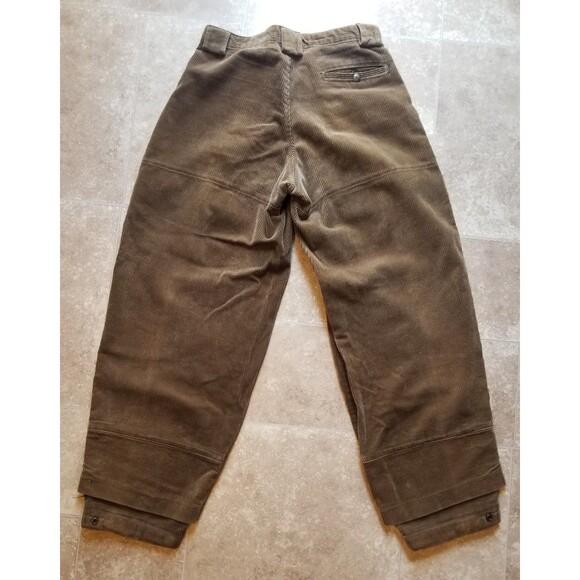 Vintage 2000's Y2K Marithe Francois Girbaud Corduroy  Pants Wide Leg Brown 7/8 - Picture 2 of 7